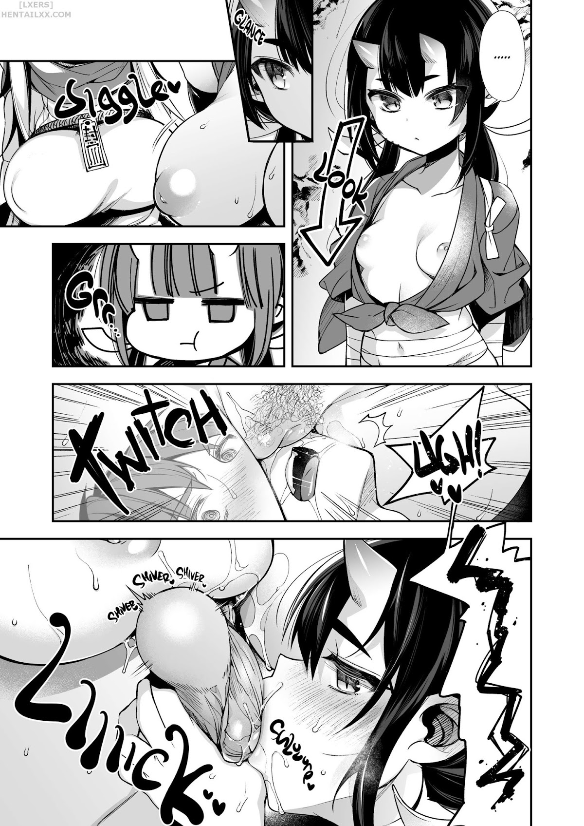 Đọc truyện hentai Hitonarazaru Oyomesama (Trọn bộ) - Chap 7: Mating with Oni ~Rapecovery~