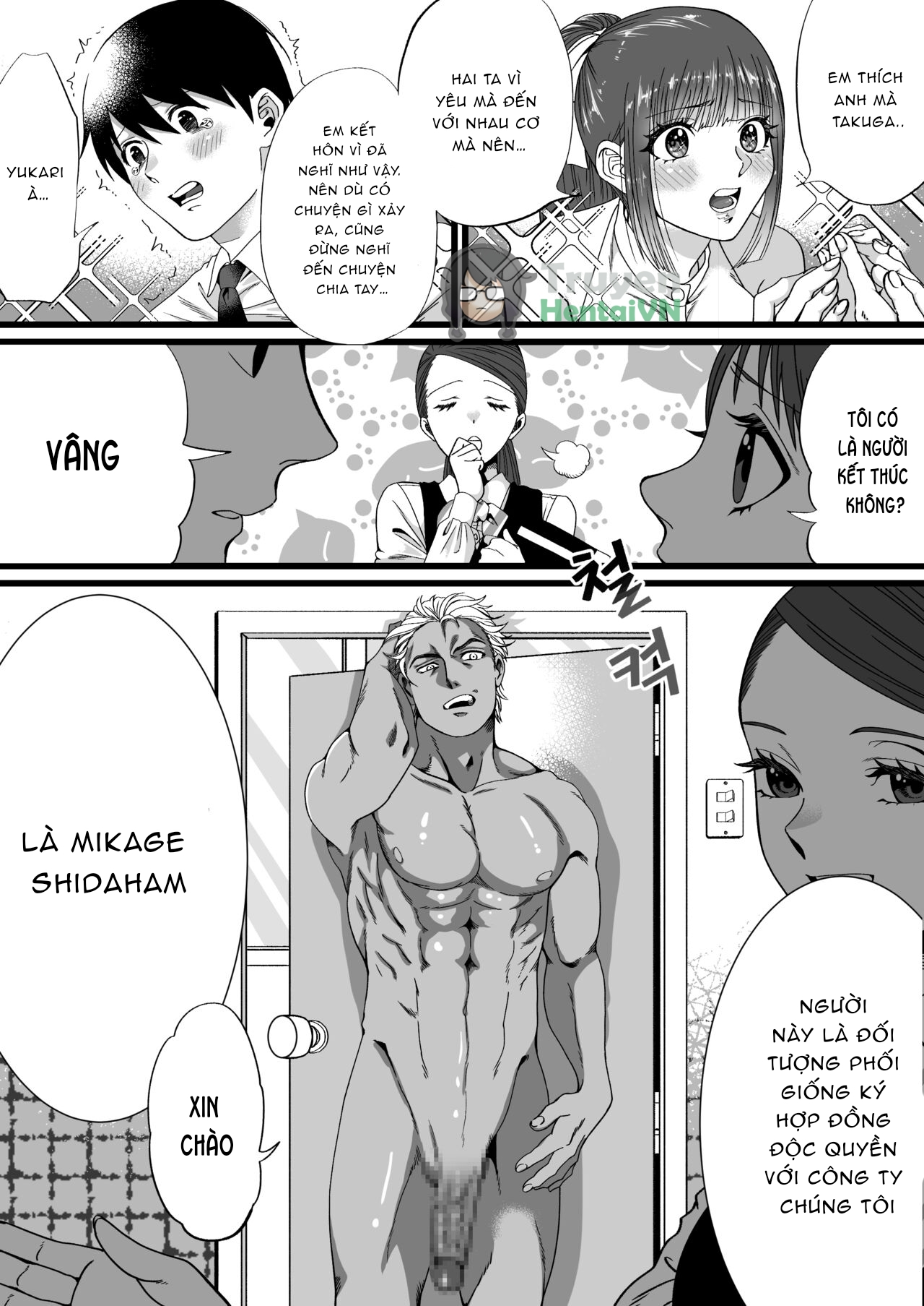 Đọc truyện hentai Boy tóc vàng cùng nữ sinh Hàn quốc - Oneshot