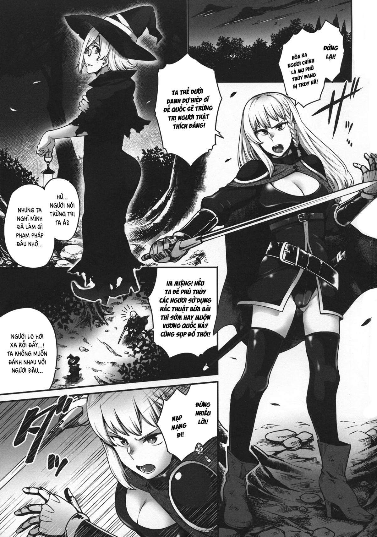 Đọc truyện hentai The Lady Knight and the Futanari Curse - Oneshot