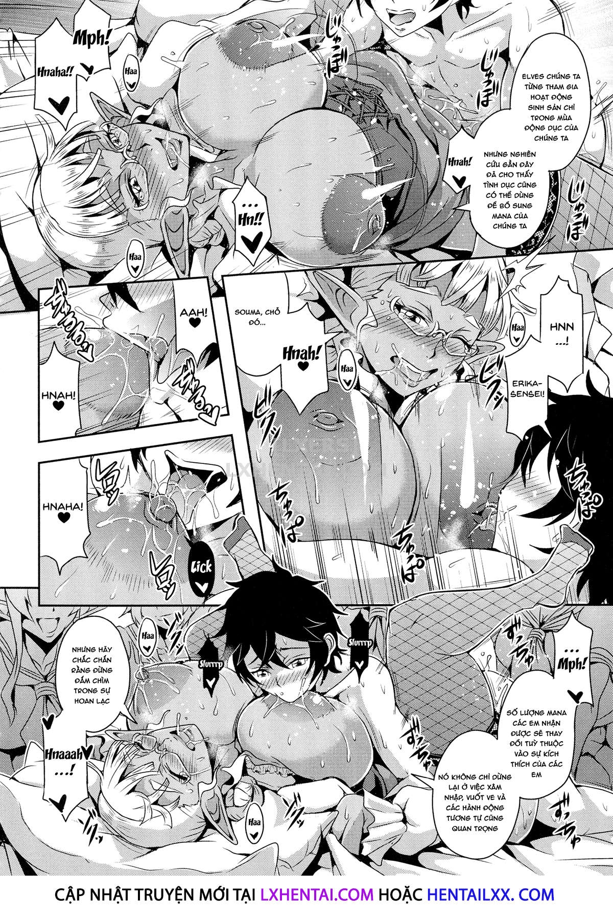 Đọc truyện hentai Elf Harem Story - Chap 3