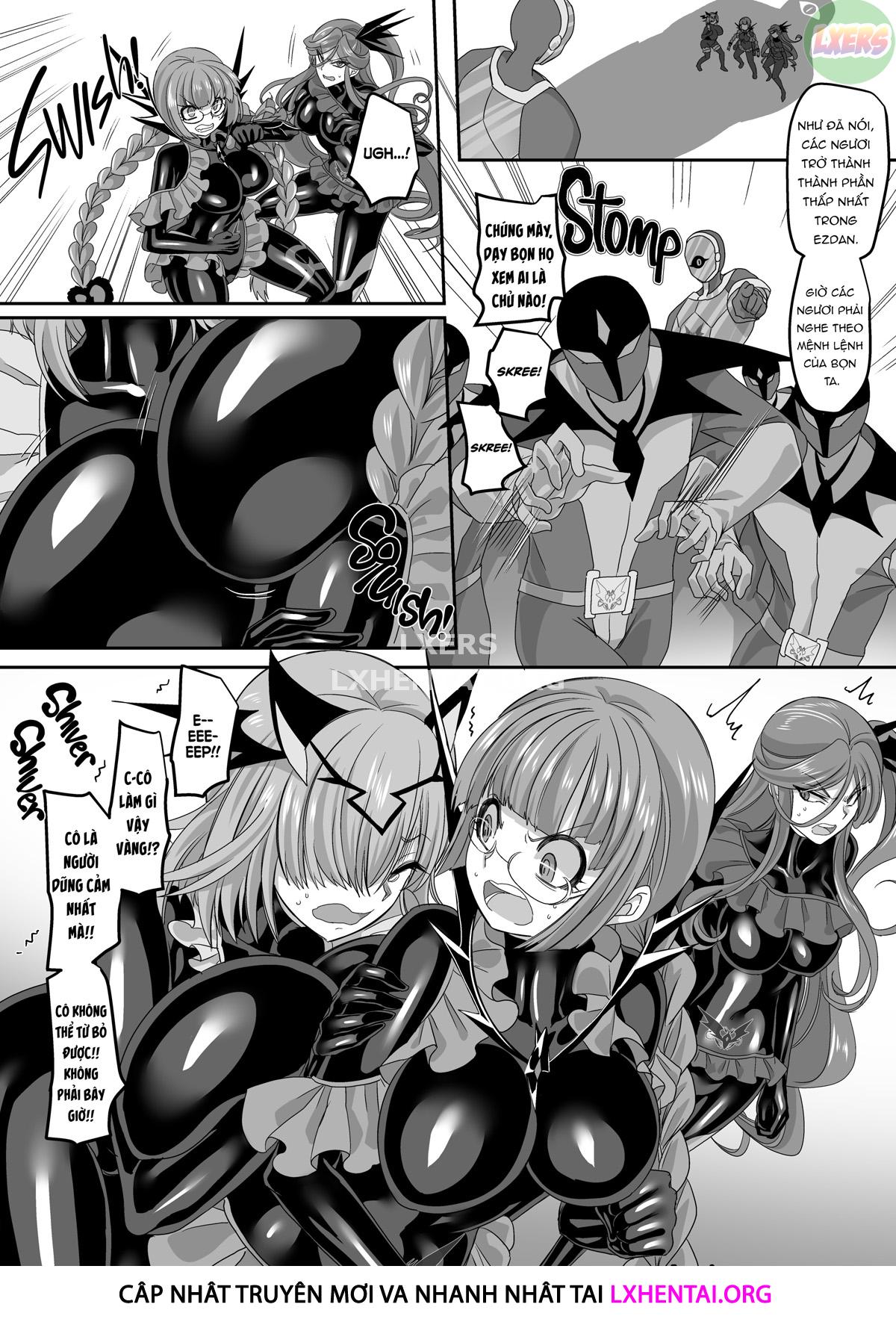 Đọc truyện hentai Saikyou no Seigi no Hero wa Kagami no Naka de wa Saijaku no Kaijin - Oneshot