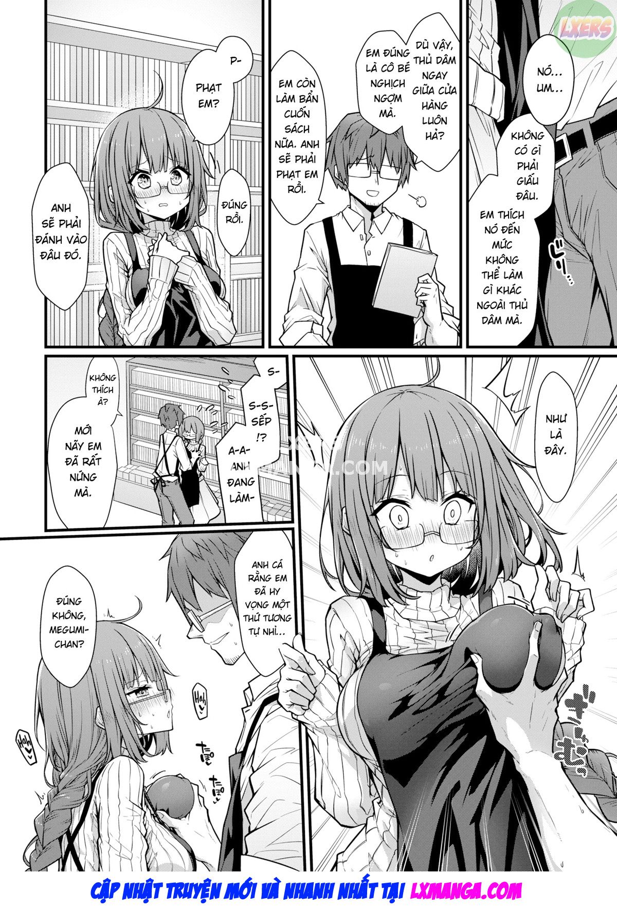 Đọc truyện hentai Bí mật của hiệu sách - Oneshot