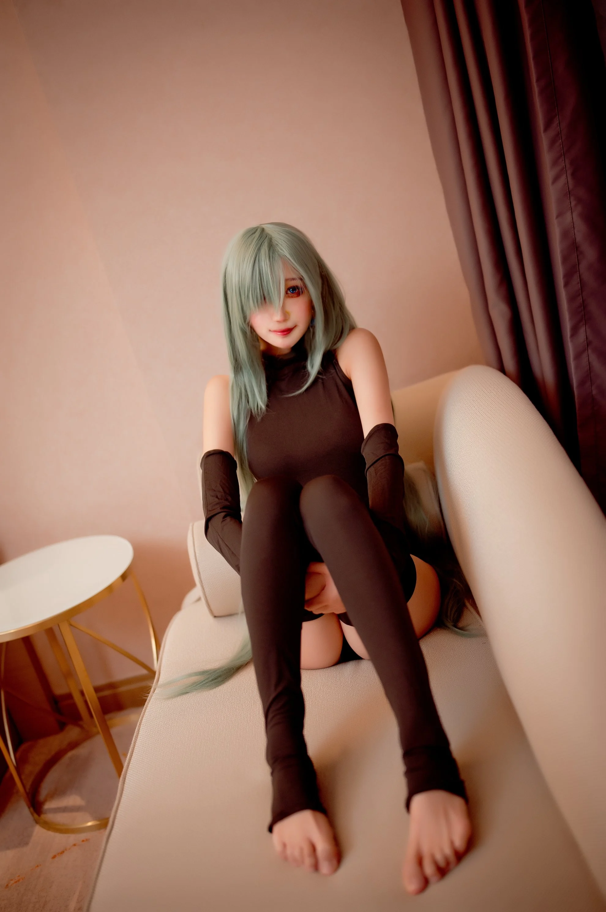 Đọc truyện hentai Tuyển tập Albums siêu phẩm Cosplay - Chap 887 - Zhou Ji is a cute rabbit No.035 Elizabeth jumpsuit