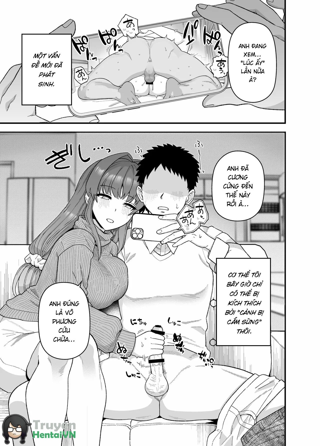 Đọc truyện hentai Netorase Trial Boku no Tame ni Neru Kanojo - Oneshot