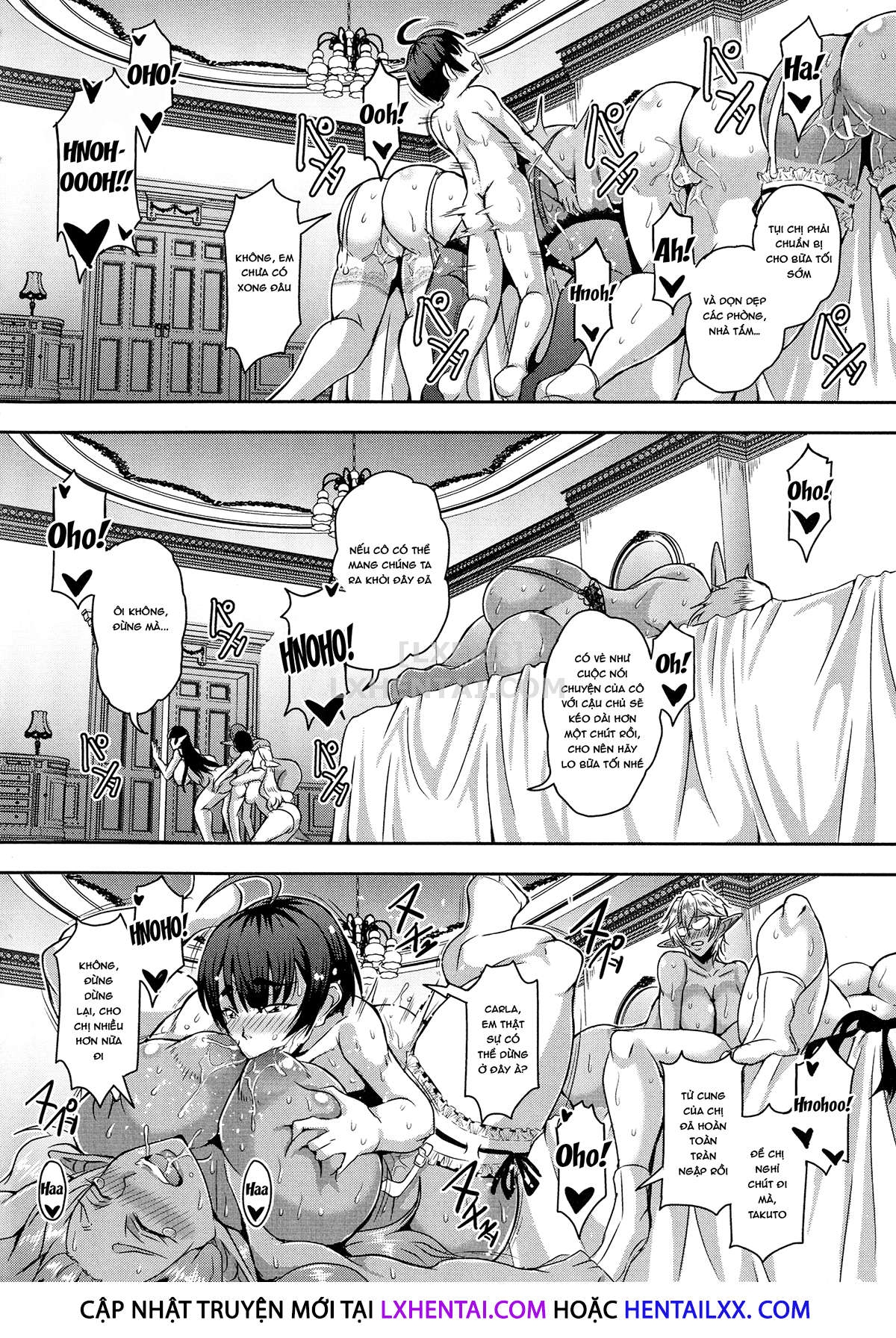 Đọc truyện hentai Elf Harem Story - Chap 4