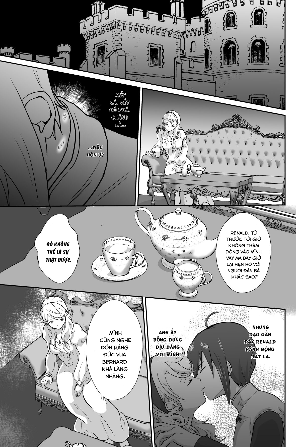 Đọc truyện hentai Kawaisou na Ouji-sama wa Warui Mahou de Oshiro no Mesu Benki ni Sarete Shimaimashita - Chap 2