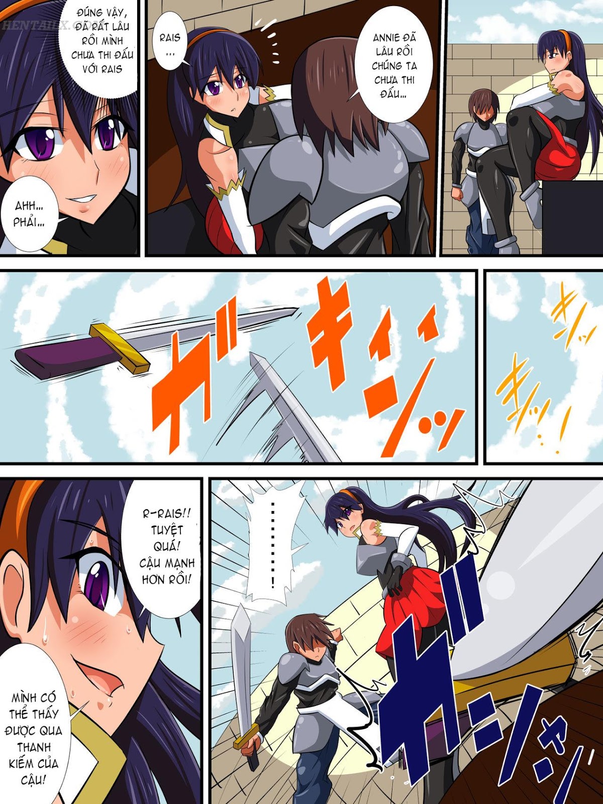 Đọc truyện hentai Osananajimi no Onna Kishi ga Oujo ni Naru Made Zenpen - Chap 2 - [END]