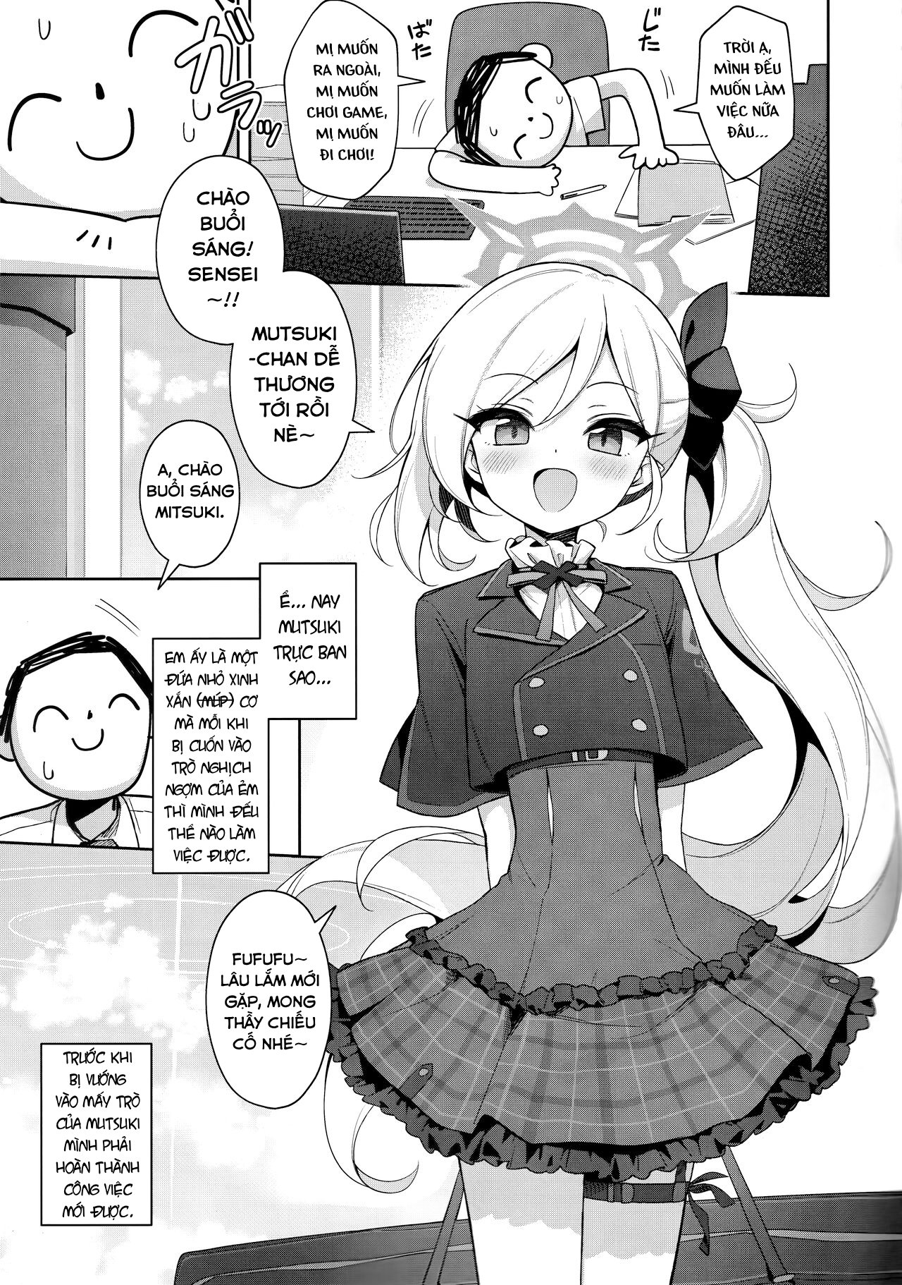 Đọc truyện hentai Mutsuki muốn chơi trò người nhớn - Oneshot