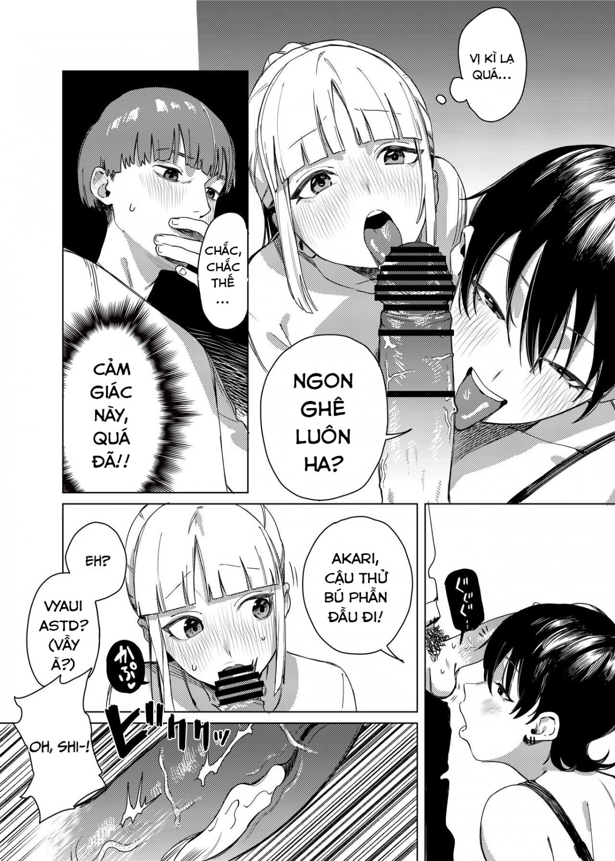 Đọc truyện hentai Kẹp giữa cặp Yuri. - Oneshot