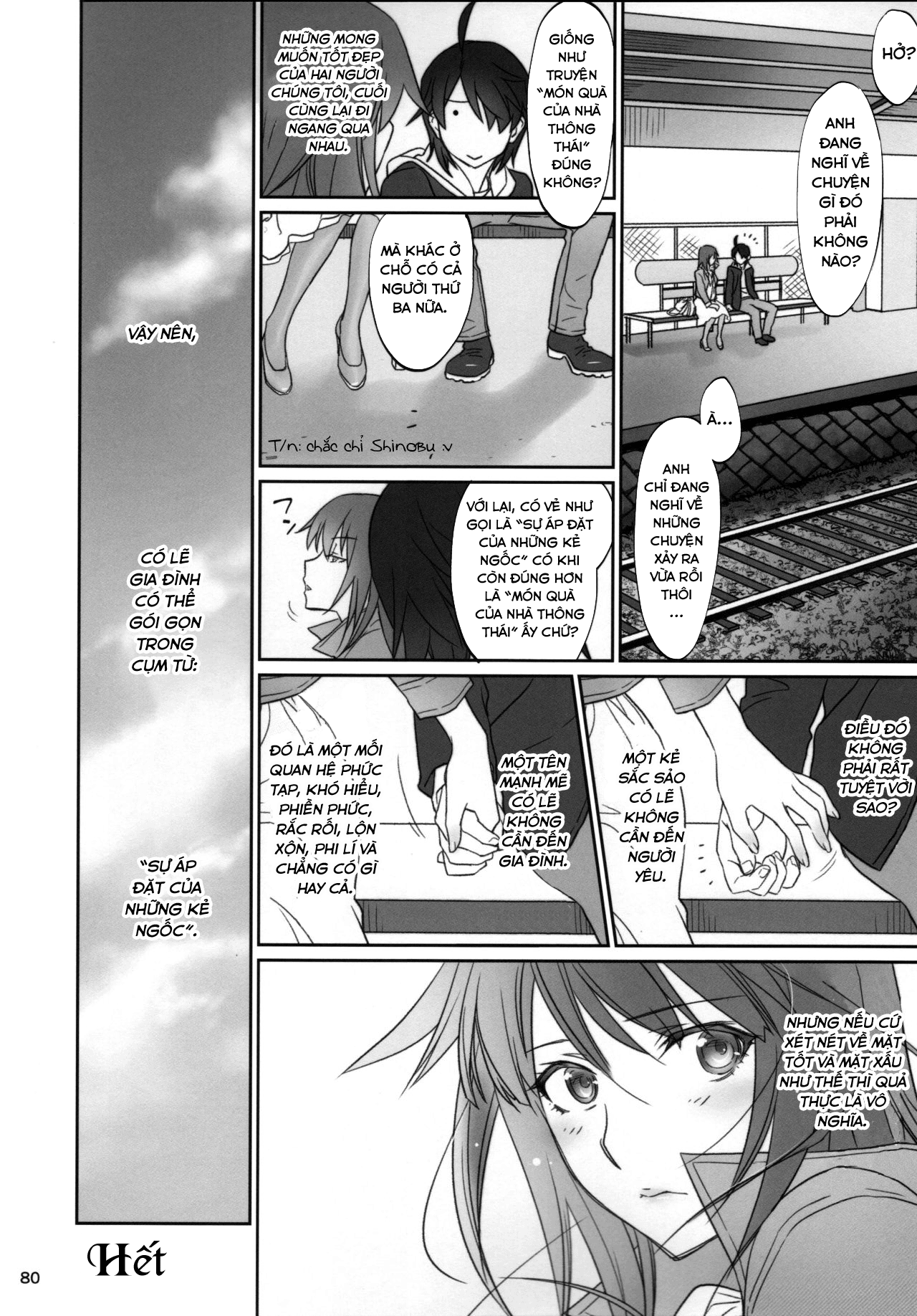 Đọc truyện hentai Hitagi family (Bakemonogatari) - Chap 3.3- End.