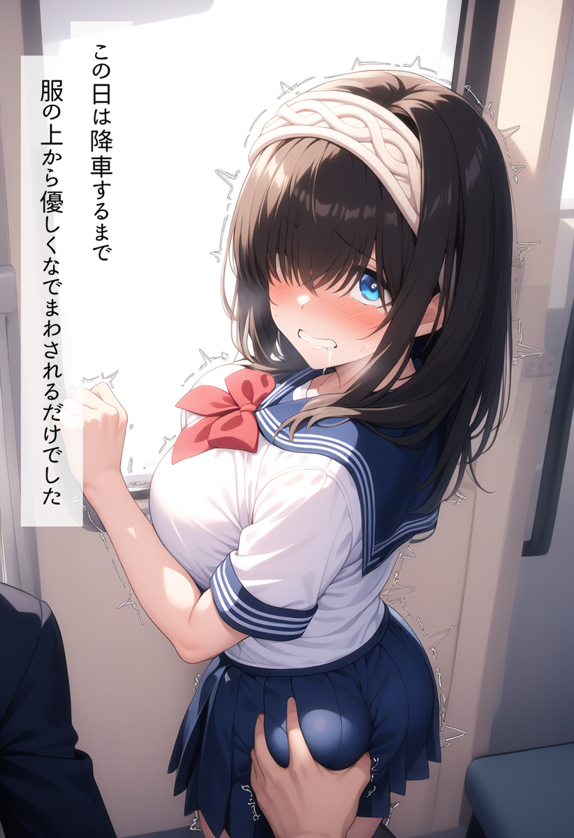 Đọc truyện hentai Tuyển tập Albums Art hentai - Chap 47 - JK Fumika bị quấy rối và tập thể trên tàu