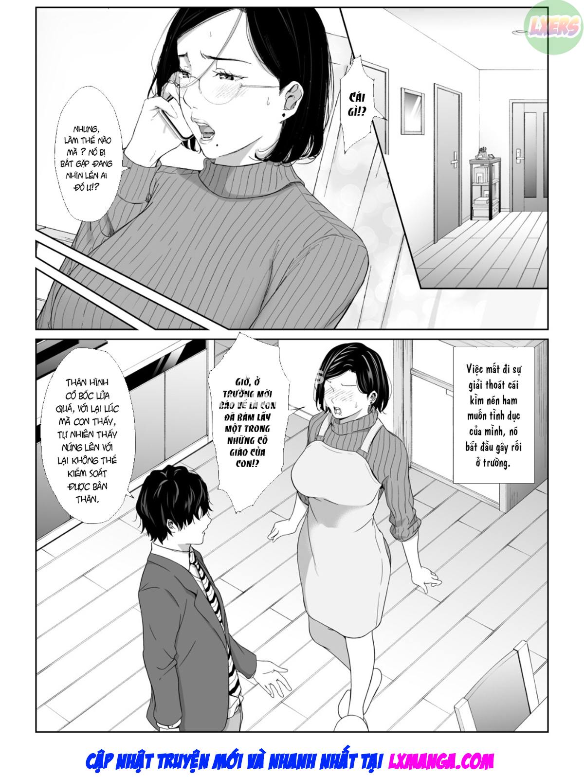 Đọc truyện hentai Okaa-san de Gaman Shinasai - Patient with mother - Oneshot