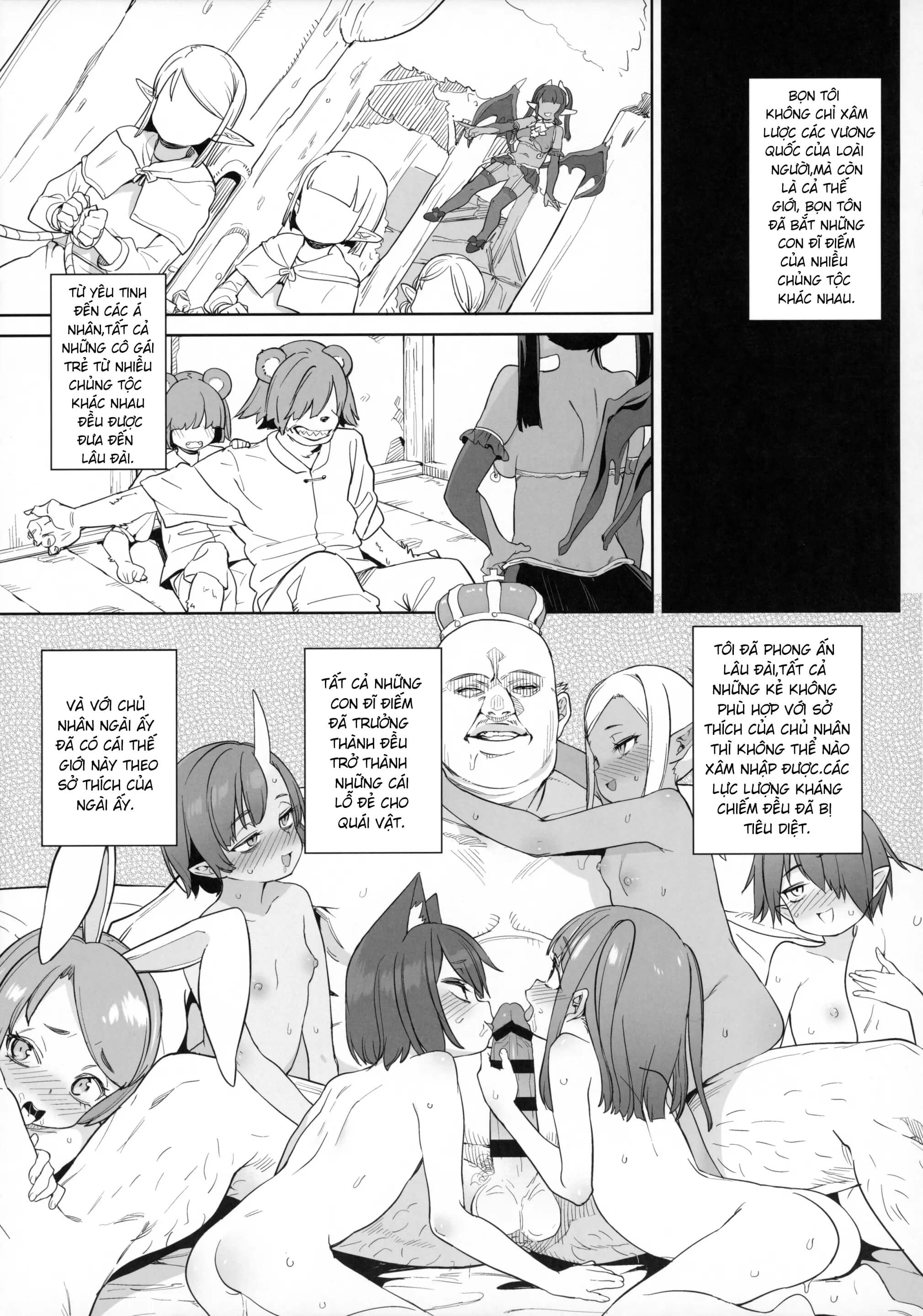 Đọc truyện hentai Tsugou no Yoi Tanoshii Isekai de Kuzuo no Benri na Mesu ni Naru - Oneshot