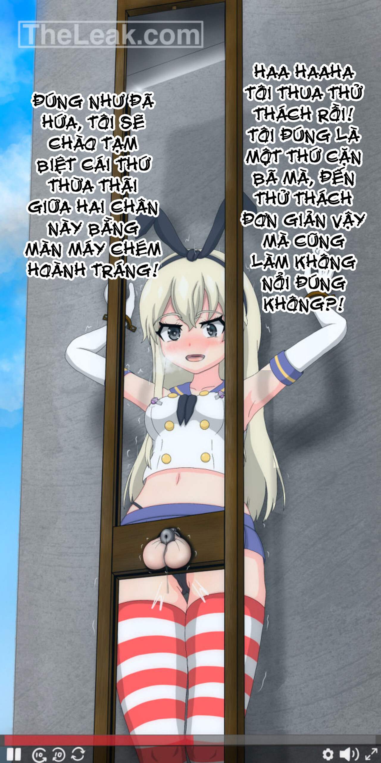 Đọc truyện hentai Buổi live Stream tự thiến của Shimakaze! - Oneshot