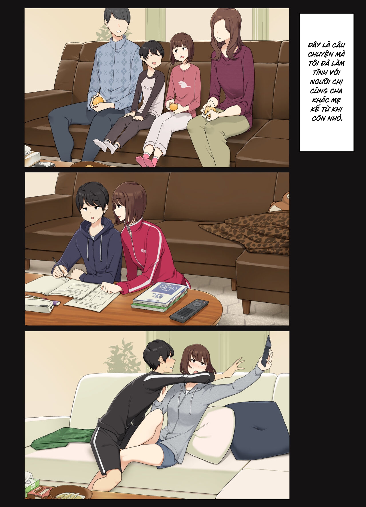 Đọc truyện hentai Làm tình với chị gái cùng cha khác mẹ. - Oneshot