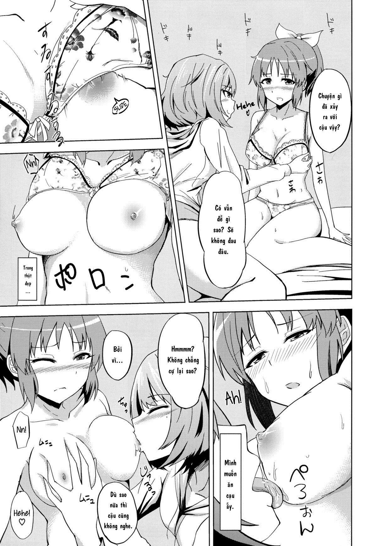 Đọc truyện hentai Kaede-san's Teasing of Nana (The Idolmaster) - Oneshot