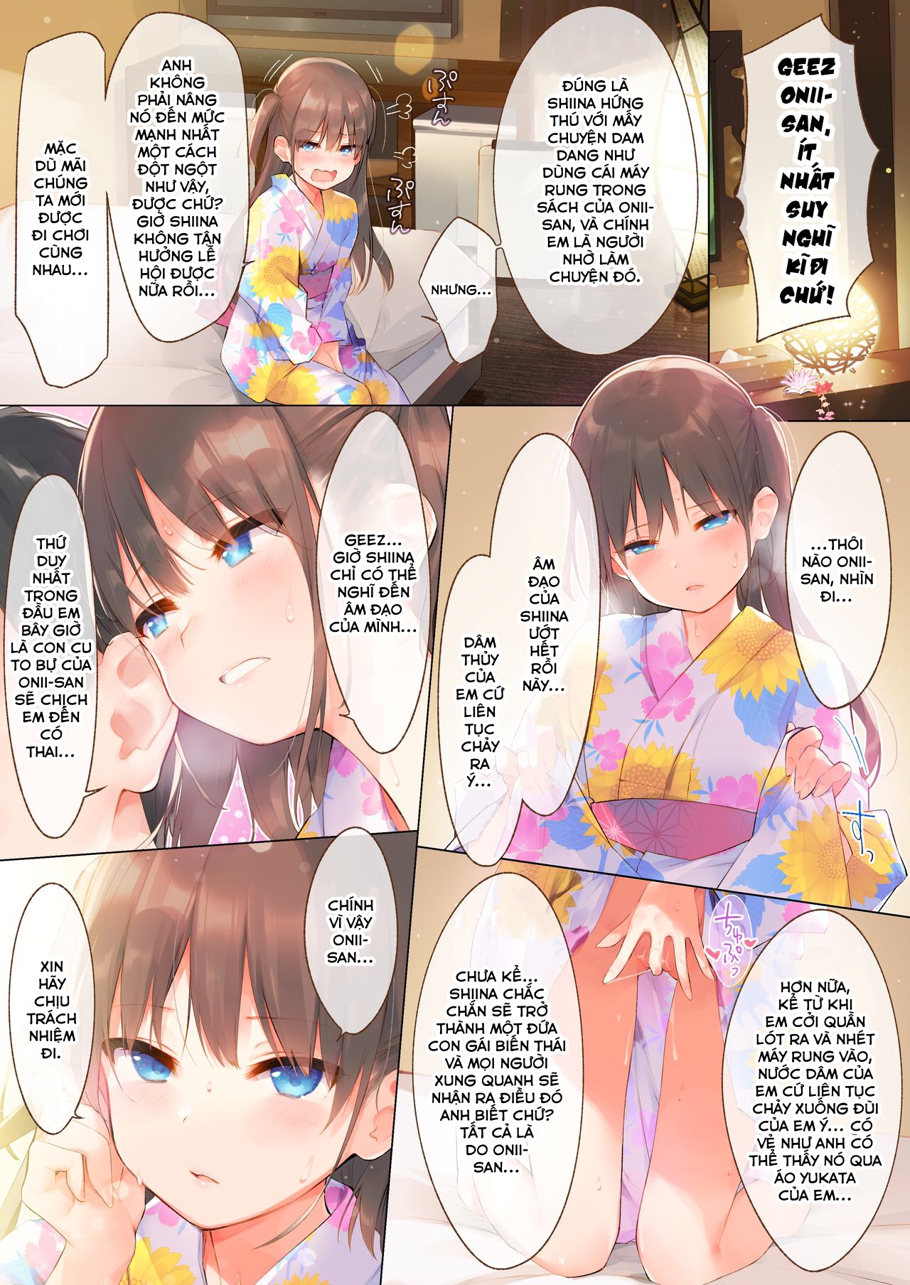 Đọc truyện hentai Shiina và lễ hội mùa hè - Oneshot