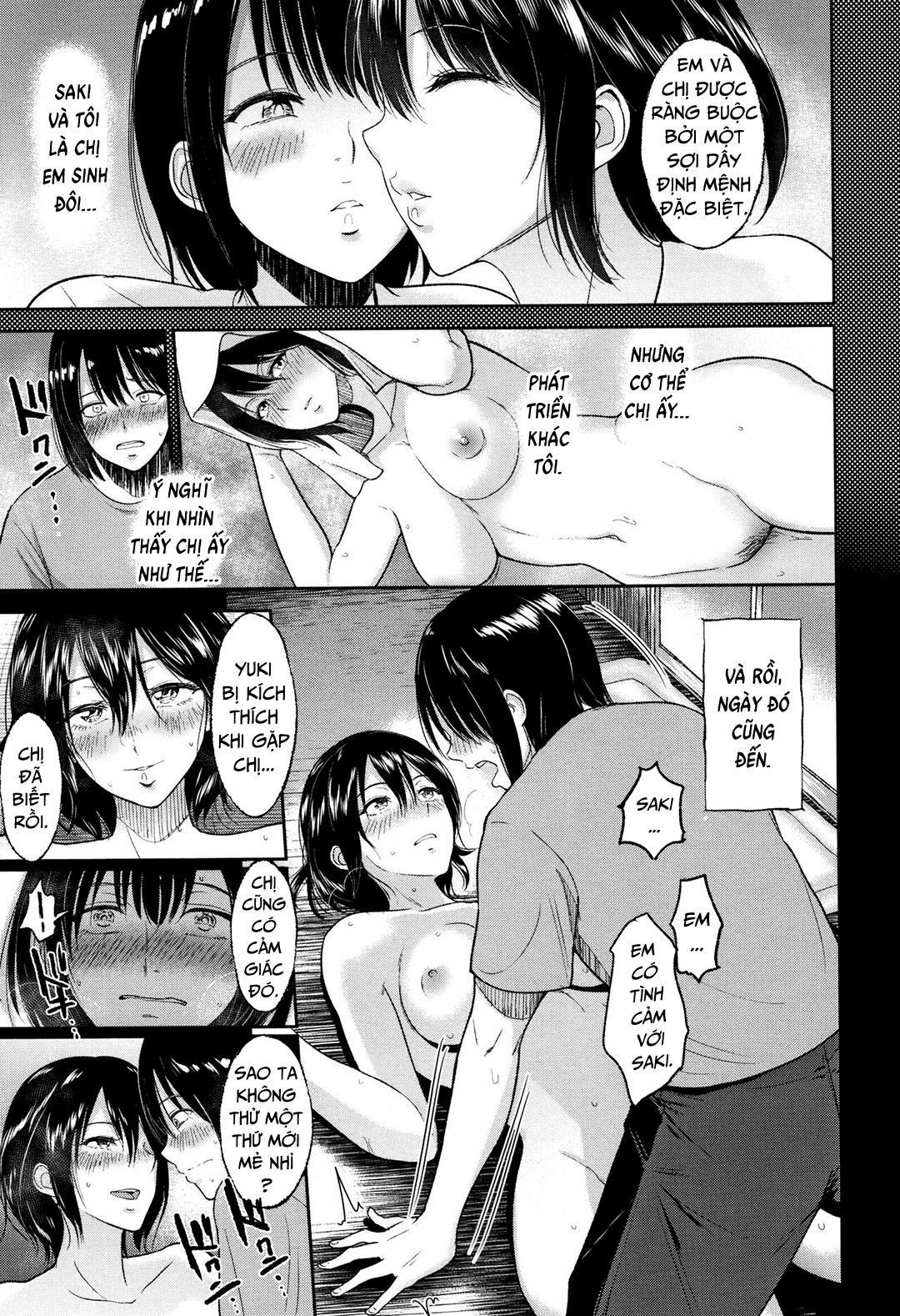 Đọc truyện hentai Chị gái sinh đôi sắp kết hôn - Oneshot