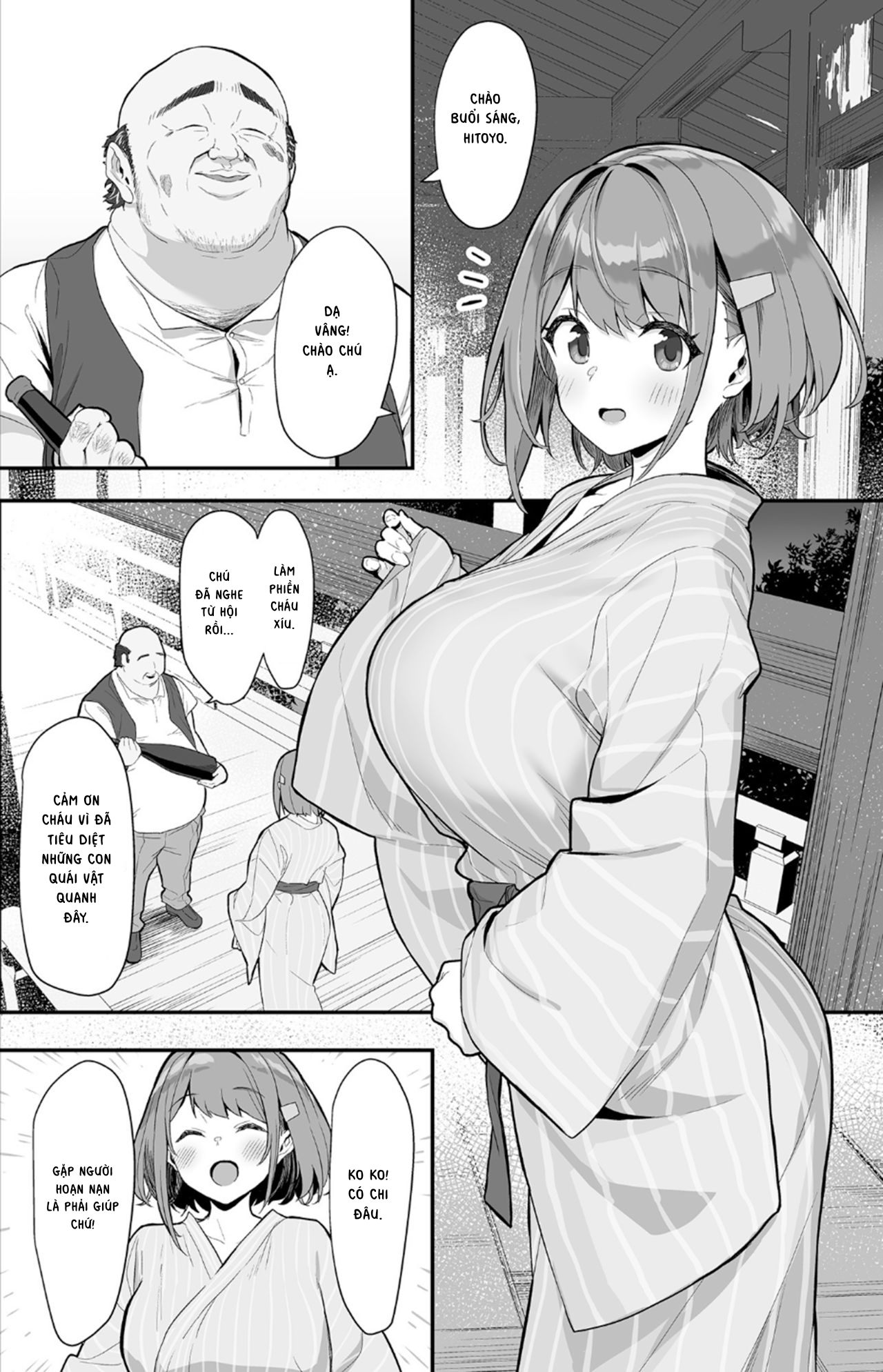 Đọc truyện hentai Hitoyo-chan no Junan 2 - Full 1 + 2 + 3