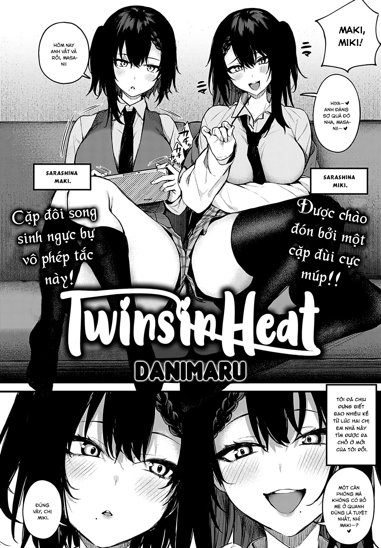Đọc truyện hentai Twins in Heat - Oneshot