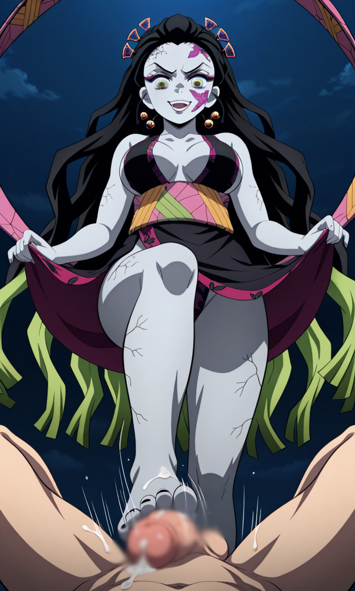 Đọc truyện hentai Tuyển tập Albums Art hentai - Chap 745 - Demon Slayer: Kimetsu no Yaiba Daki ball kick