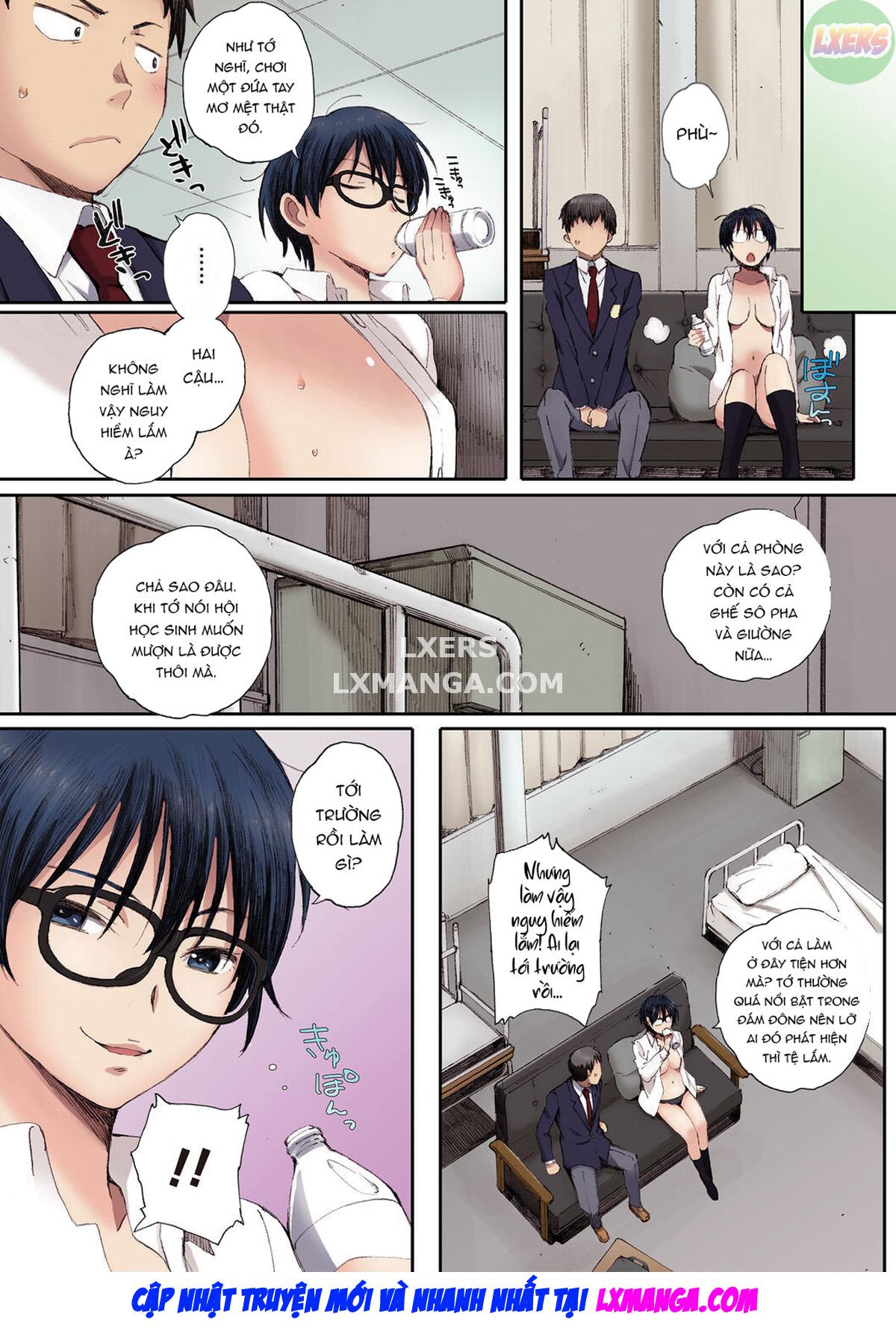 Đọc truyện hentai Sau giờ học chia chia đi khám bác sĩ - Chap 2