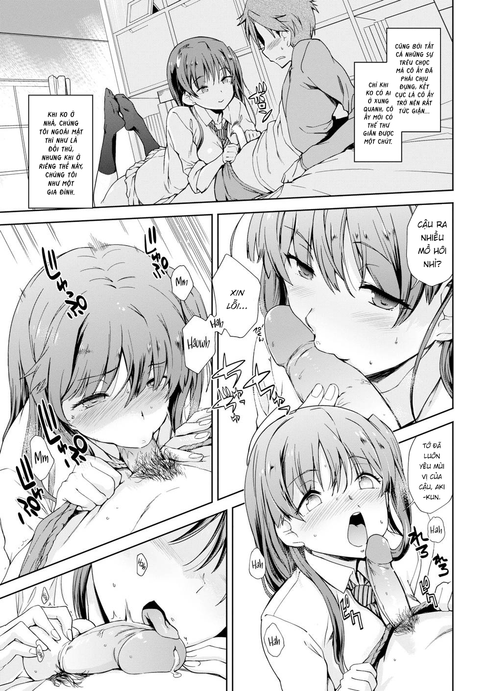 Đọc truyện hentai Mienai Tokoro De - Chap 5: Below the Surface