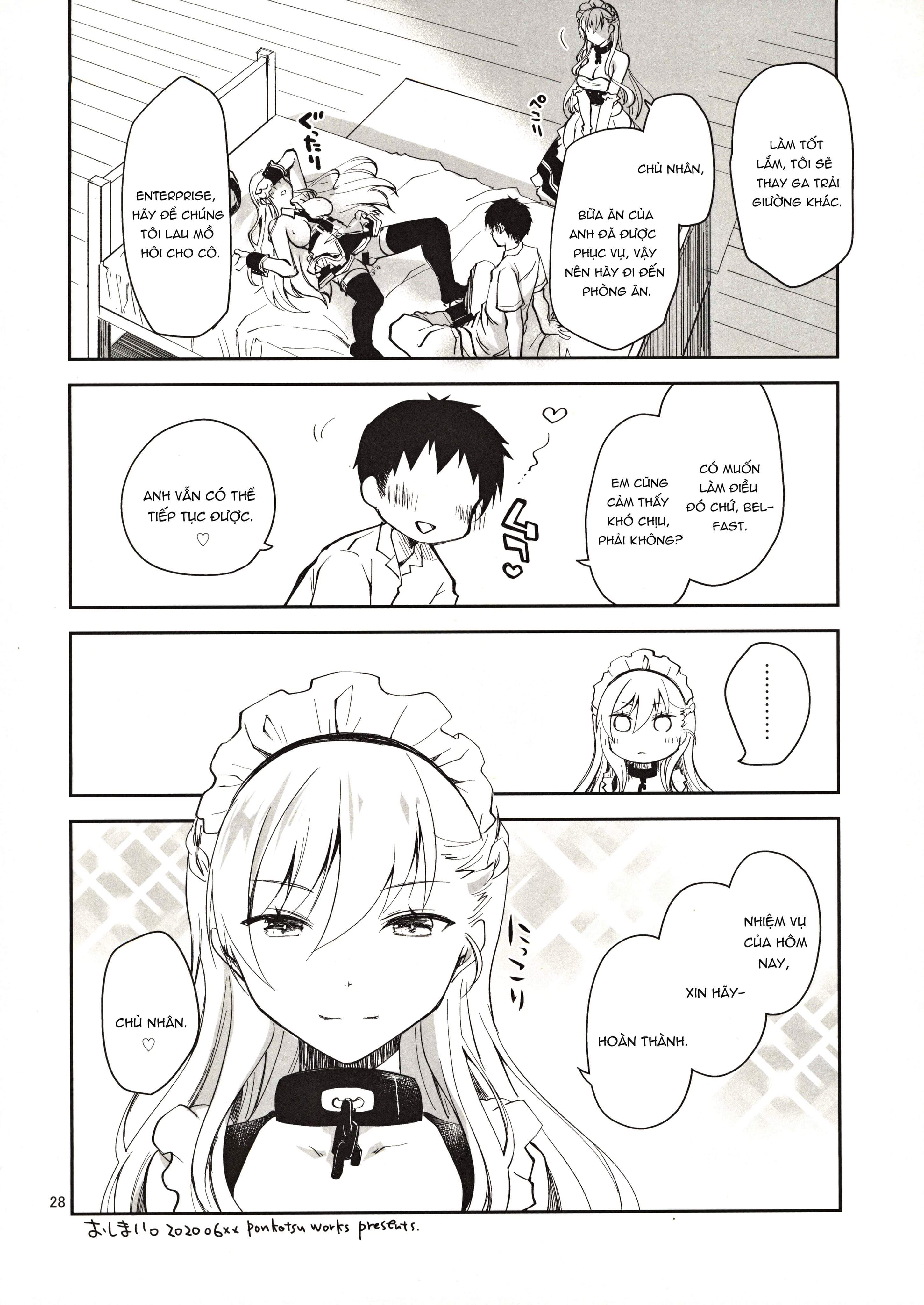 Đọc truyện hentai Nàng Hầu Enterprise ( Azur Lane ) - Oneshot