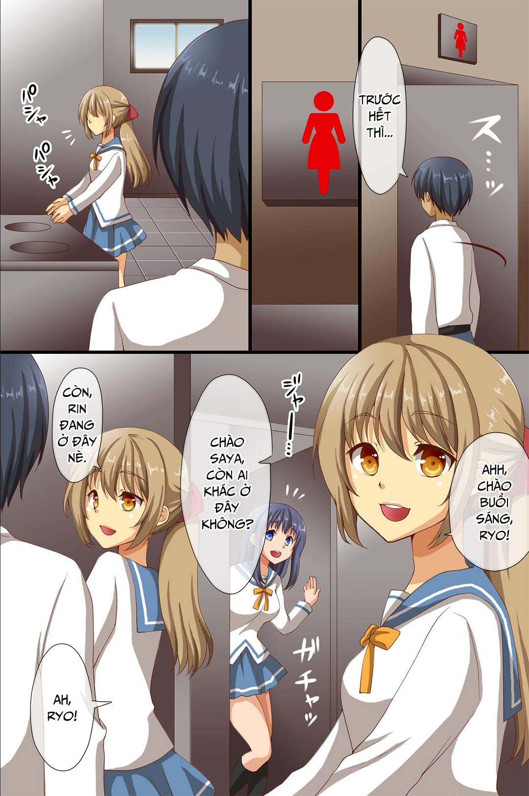 Đọc truyện hentai Thống trị cả ngôi trường - Mọi người đều bị thôi miên - Chap 1A