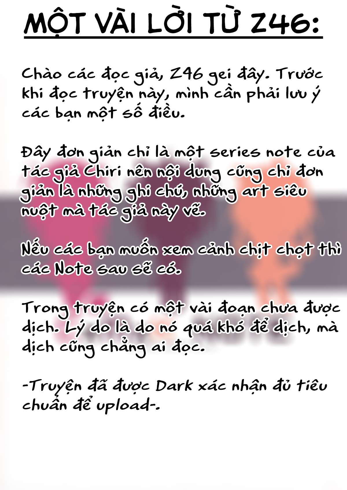 Đọc truyện hentai CxMxK NOTEs - Note I