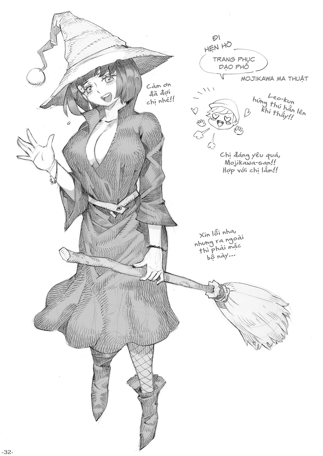 Đọc truyện hentai Chuyện tình cô phù thủy - Chap 1