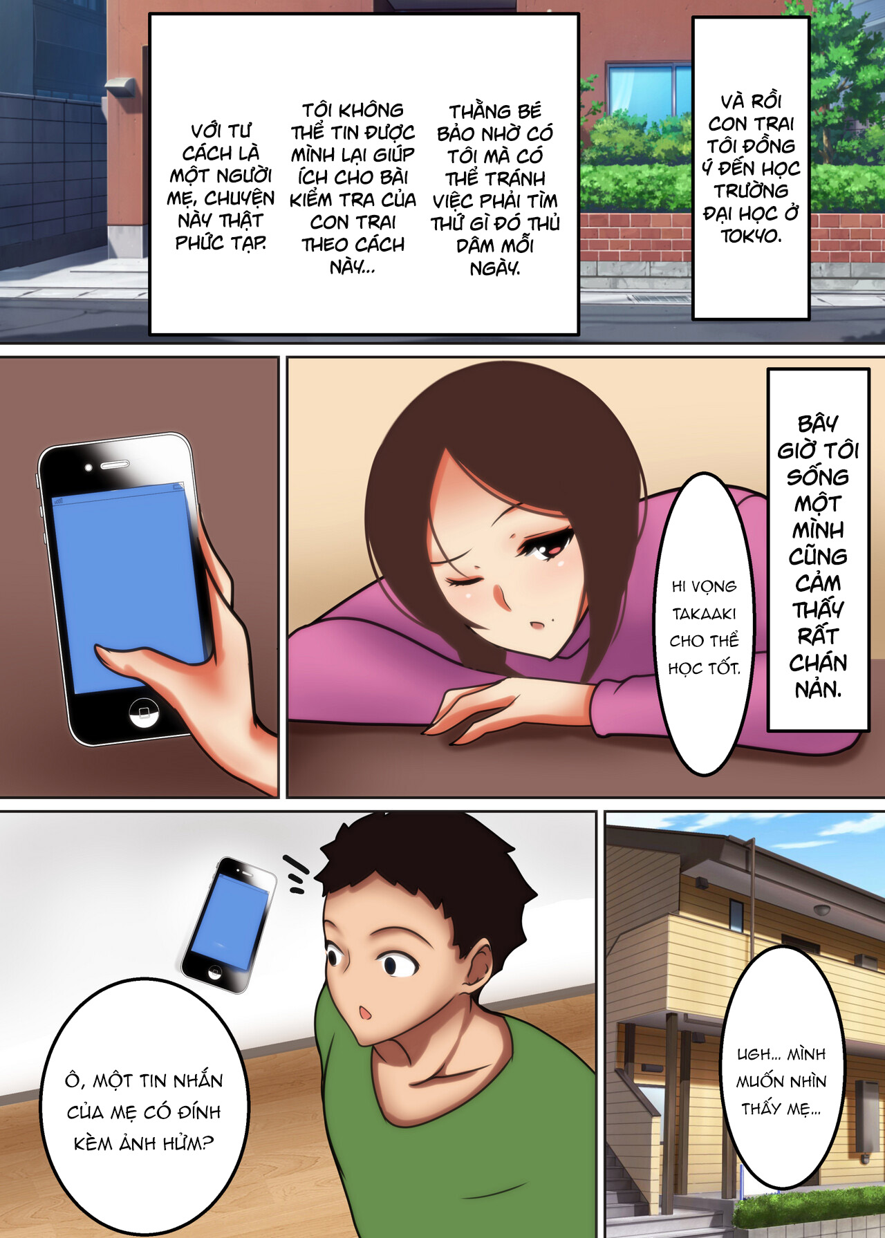 Đọc truyện hentai Haha ga Midara ni Aegu Toki - Chap 2