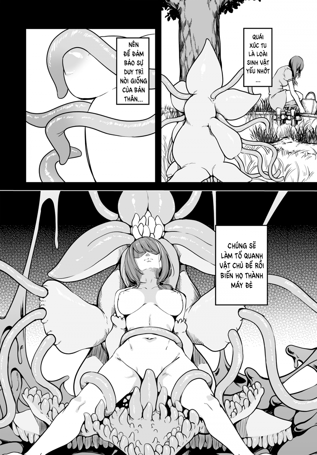 Đọc truyện hentai Bồn Chứa Tinh Bất Tử Phiêu Lưu Ký - Chương 2.1: Xúc Tu Ma Quái Phê Tựa Dây Thừng (II)