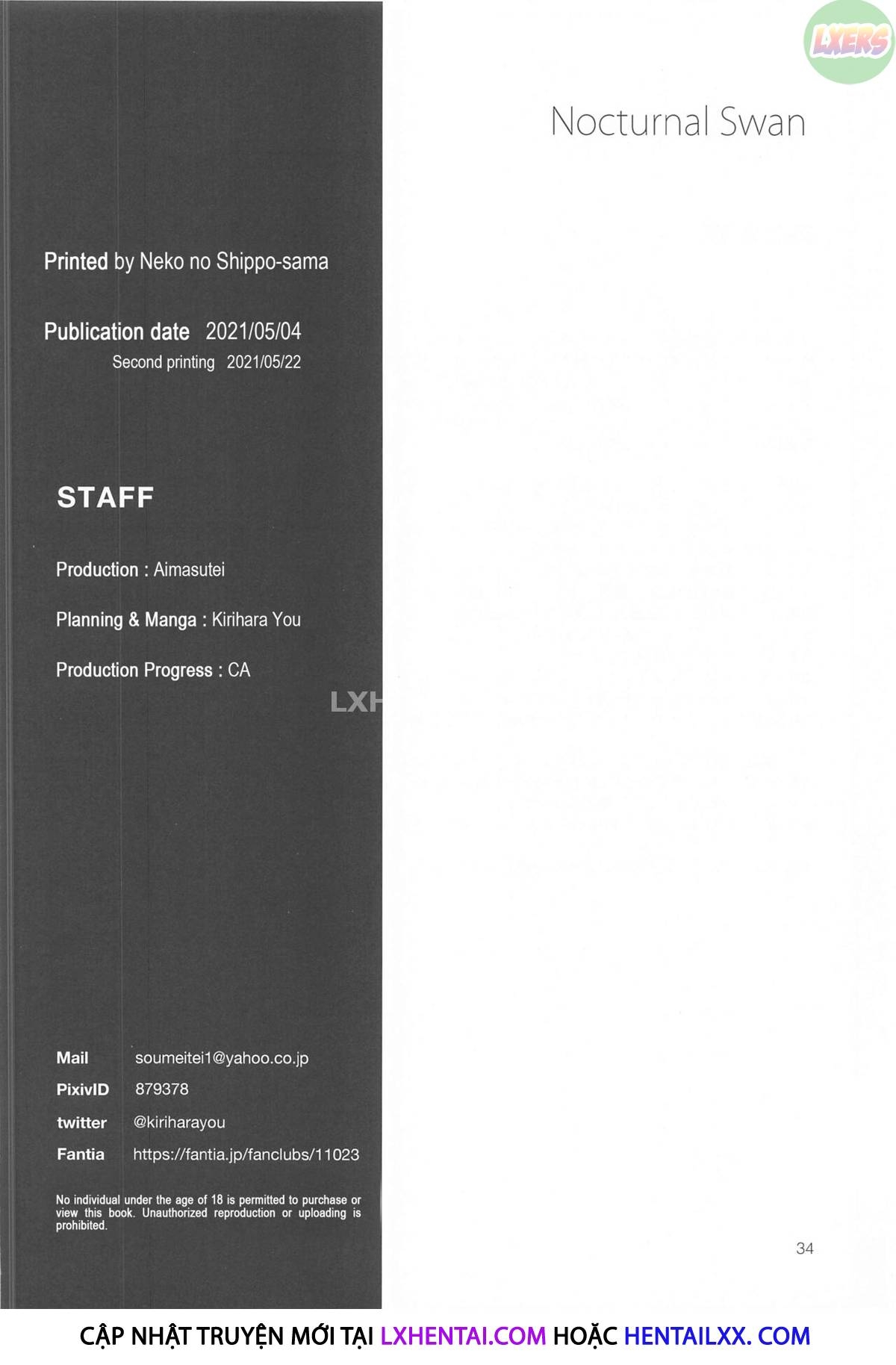 Đọc truyện hentai Nocturnal Swan - Oneshot