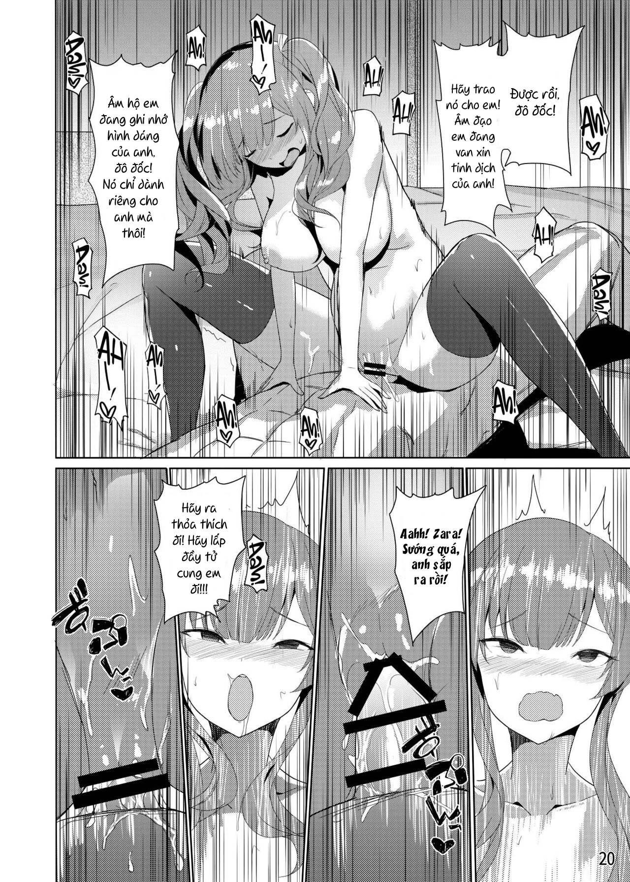 Đọc truyện hentai Zara no Seifuku Set | Zara's Sex Full Set (Azur Lane) - Oneshot