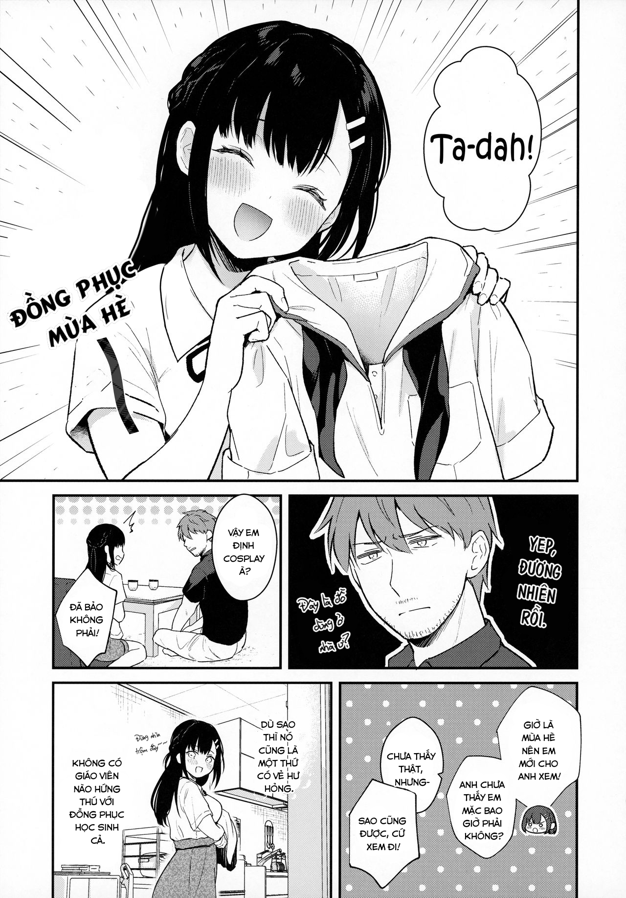 Đọc truyện hentai Tsuyu, Natsufuku, Apart nite - Oneshot