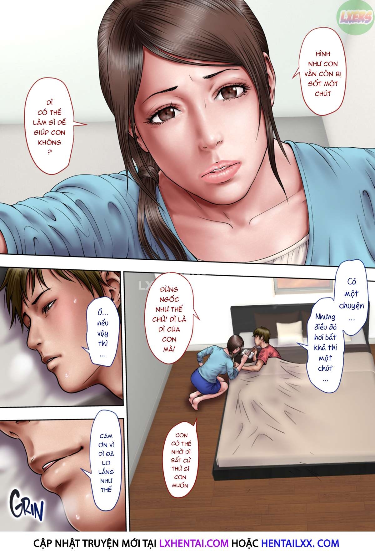 Đọc truyện hentai Thông gian với người dì quyến rũ của tôi - Chap 1 - Không che