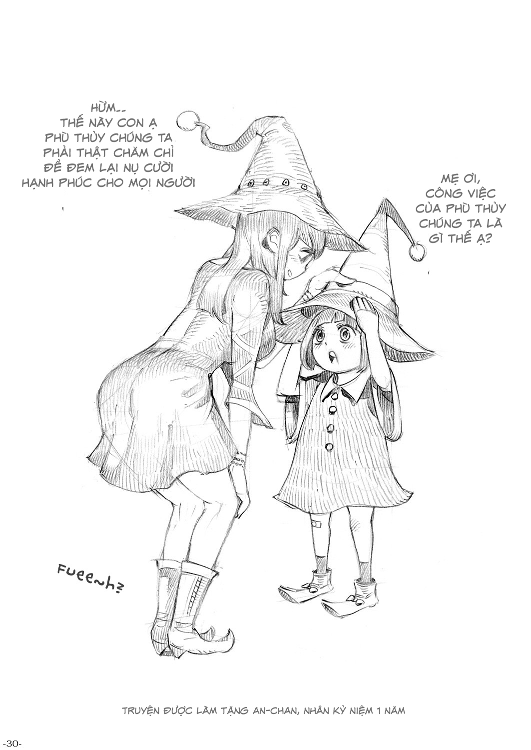 Đọc truyện hentai Chuyện tình cô phù thủy - Chap 1