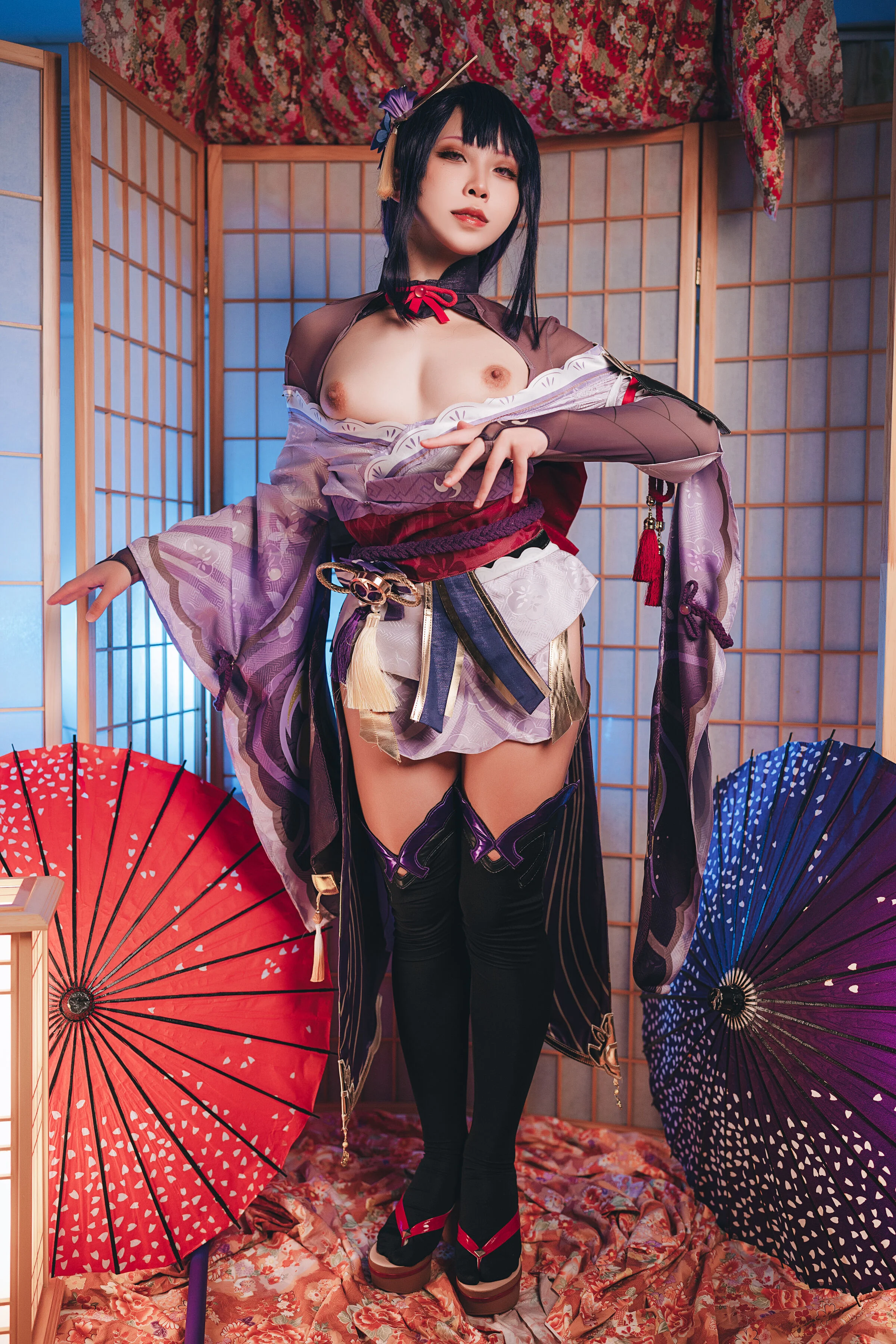 Đọc truyện hentai Tuyển tập Albums siêu phẩm Cosplay - Chap 60 - Tokar - Raiden Shogun