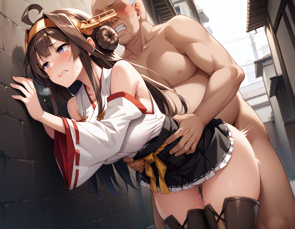 Đọc truyện hentai Tuyển tập Albums Art hentai - Chap 381 - [Paid Request] Kongou and the Exposure Forced Man