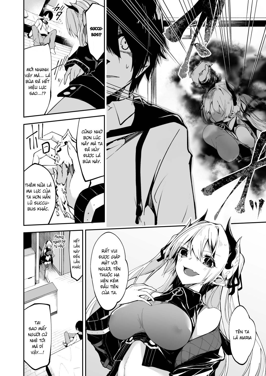 Đọc truyện hentai Lọt vào tầm ngắm của Succubus Maria - Oneshot