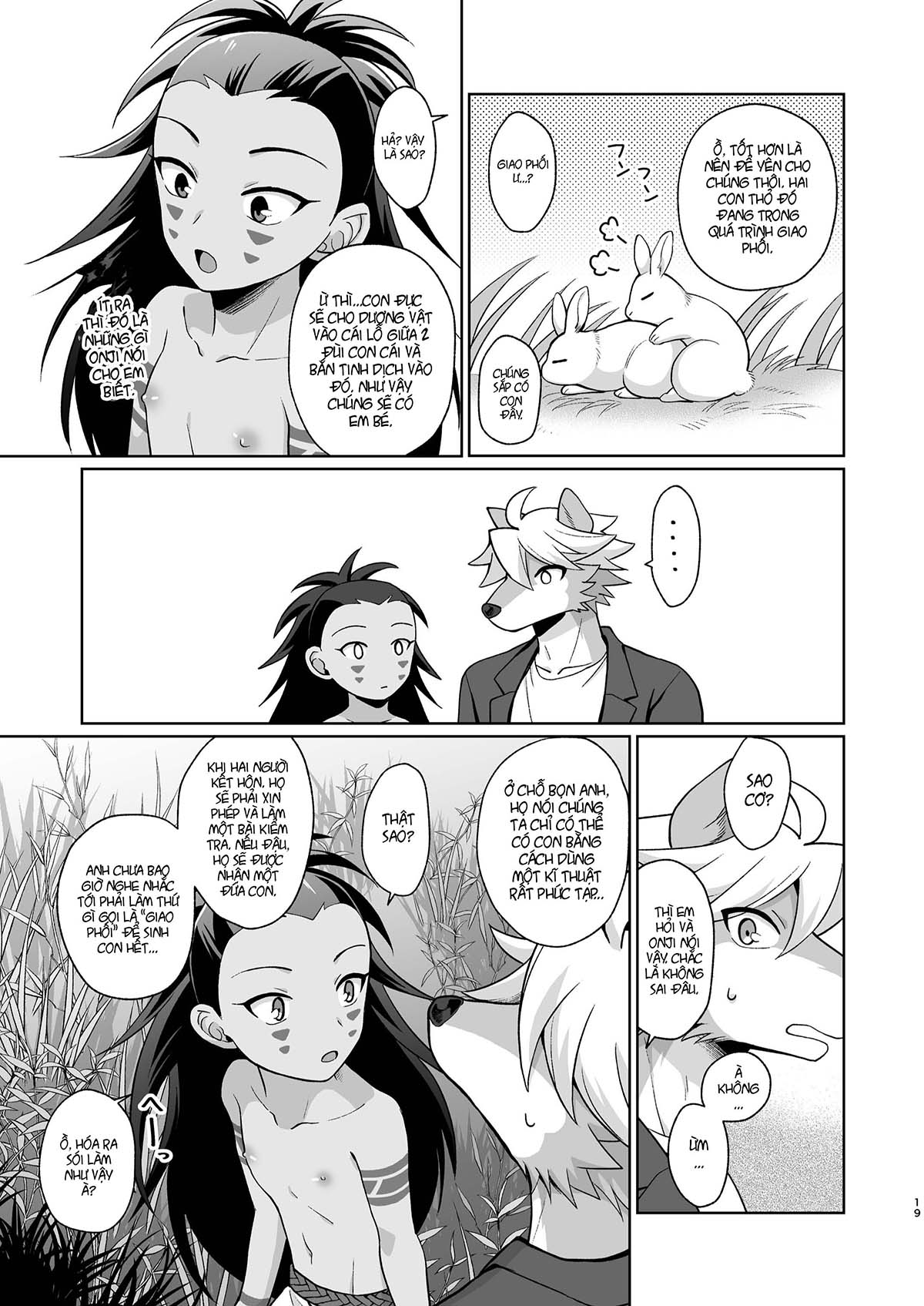 Đọc truyện hentai Sự ghép đôi giữa người và sói - Oneshot