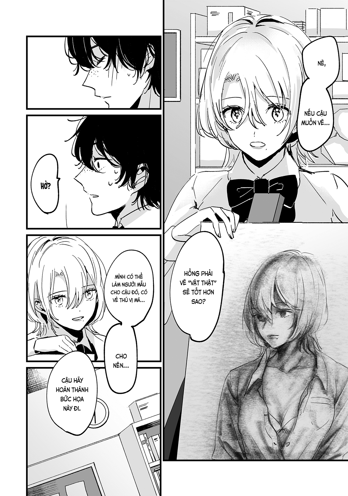 Đọc truyện hentai Bức họa giờ tan trường (nguyên tác) - Oneshot