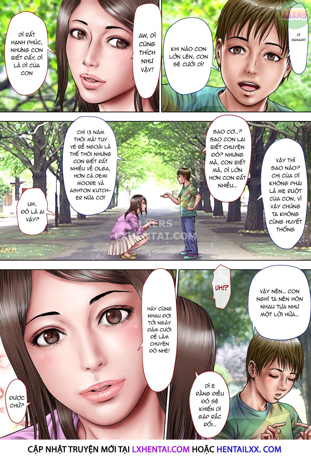 Đọc truyện hentai Thông gian với người dì quyến rũ của tôi - Chap 2 - Không che