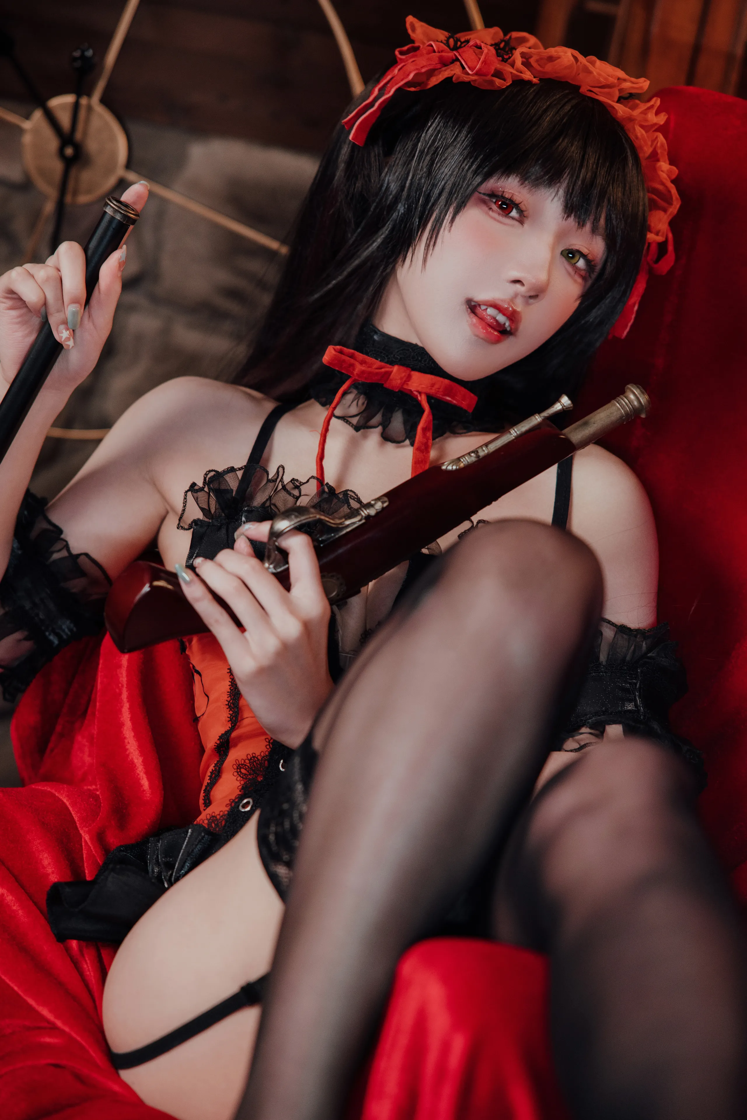 Đọc truyện hentai Tuyển tập Albums siêu phẩm Cosplay - Chap 1008 - Ah Bao is also a bunny girl Tokisaki Kurumi