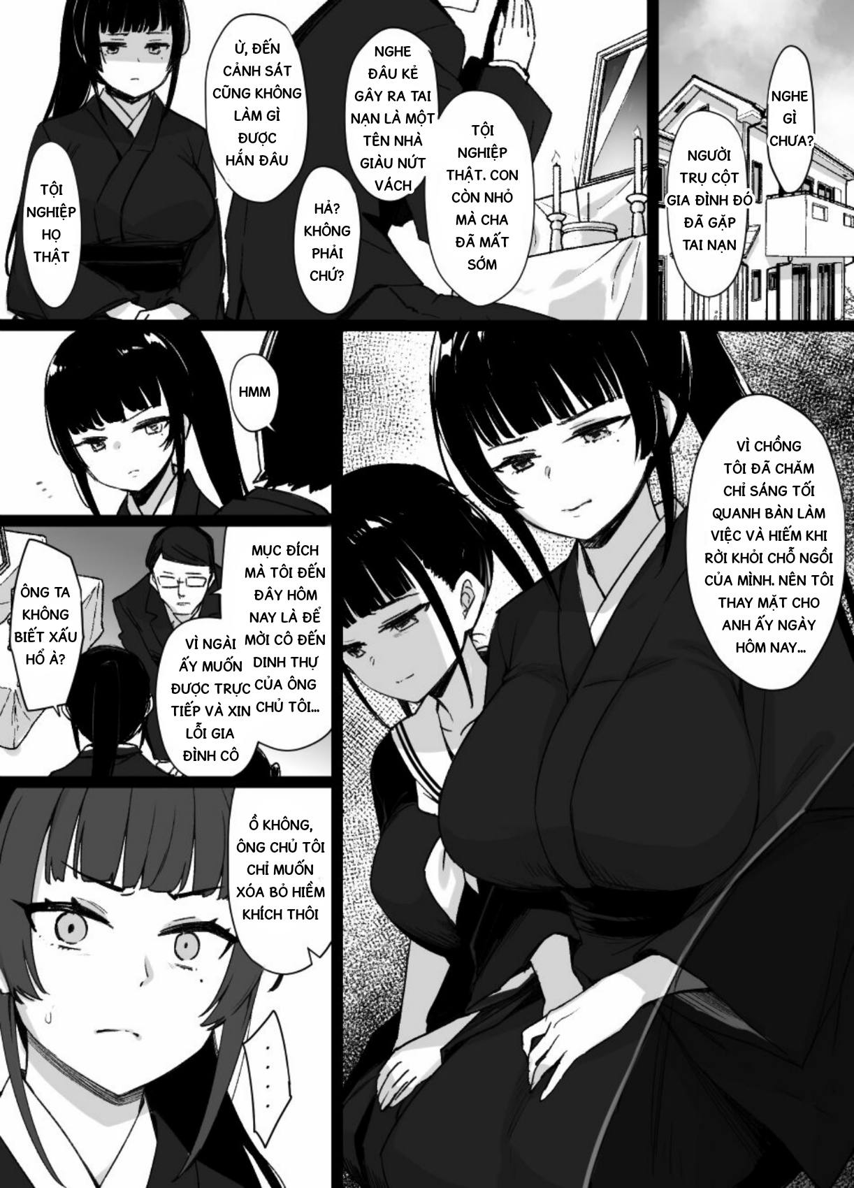 Đọc truyện hentai Miboujin to Joukyuu Kokumin - Chap 1: Mother