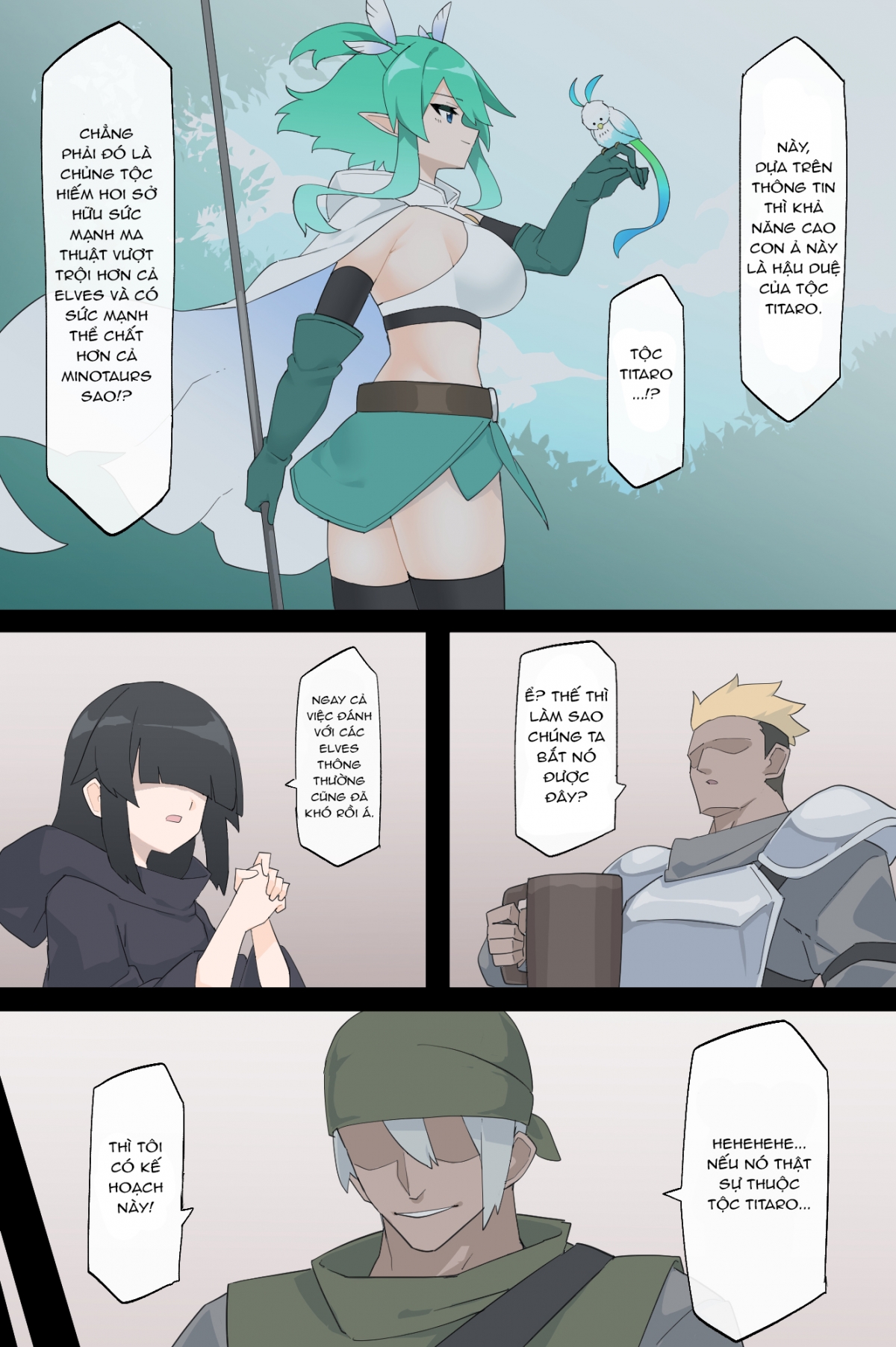 Đọc truyện hentai Guild bắt cóc và người bảo hộ khu rừng - Oneshot