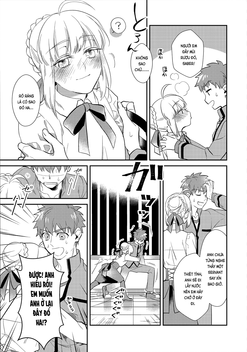 Đọc truyện hentai Ma men đưa lối (Fate/stay night) - Oneshot