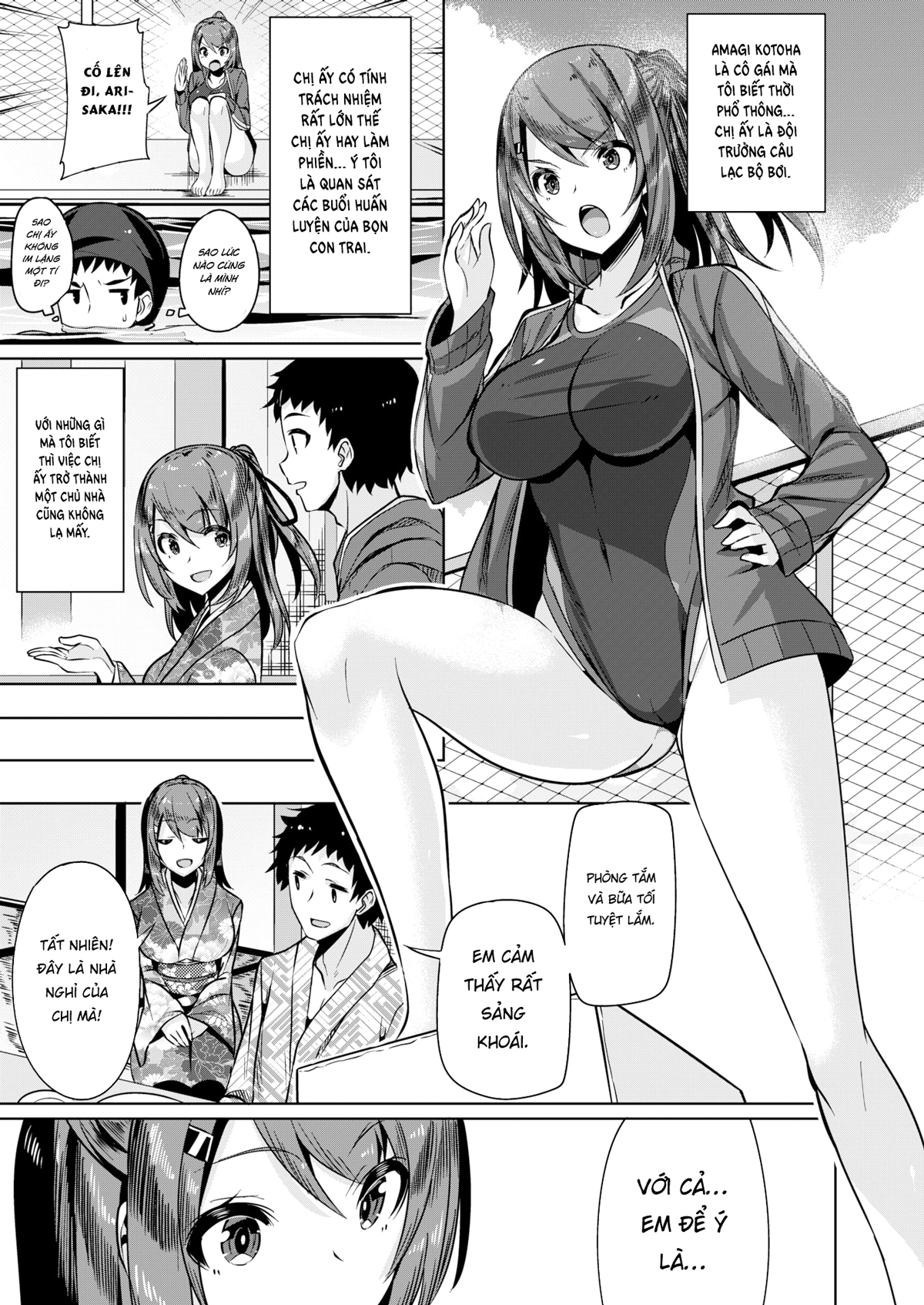 Đọc truyện hentai Phượt thủ và Chị chủ nhà nghỉ - Oneshot