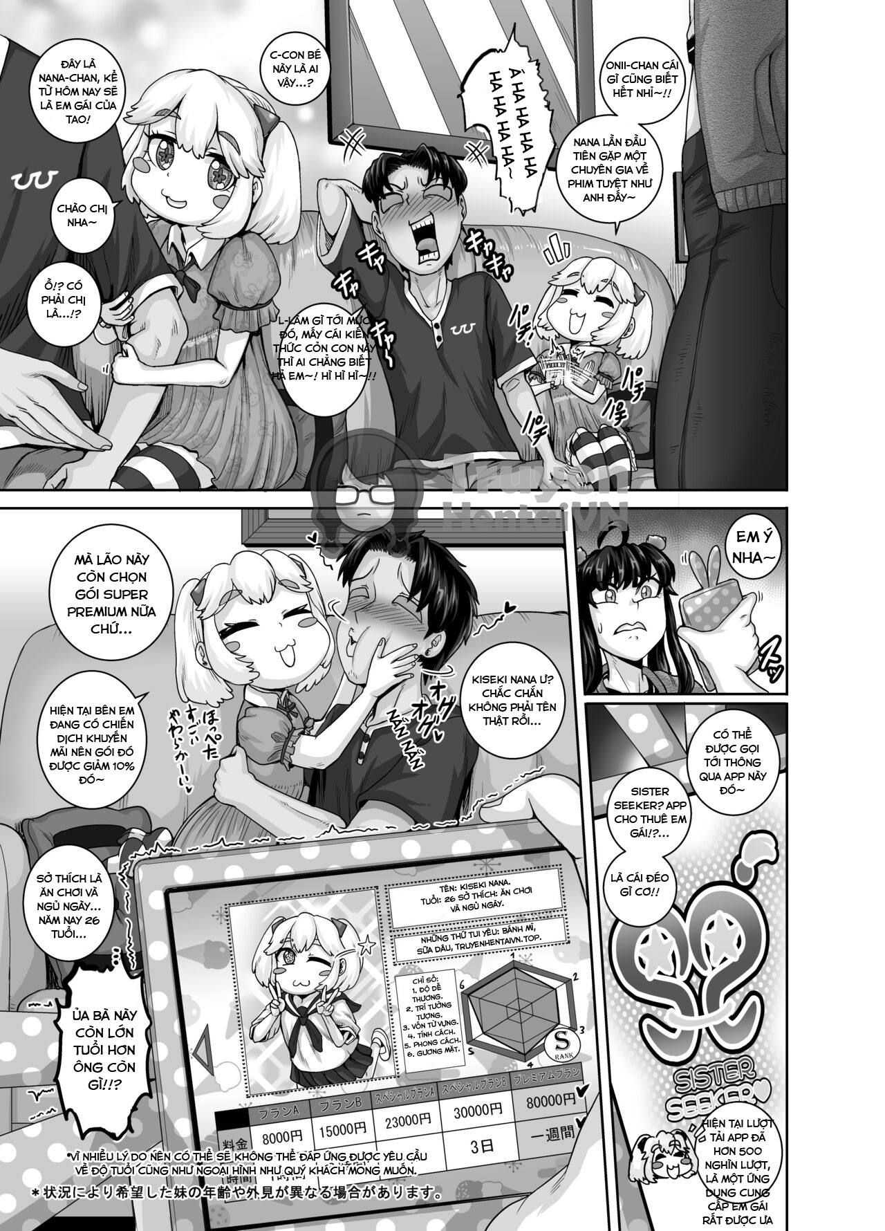 Đọc truyện hentai Dạy dỗ con em gái phiền phức này bằng cá chà bặc - Chap 2